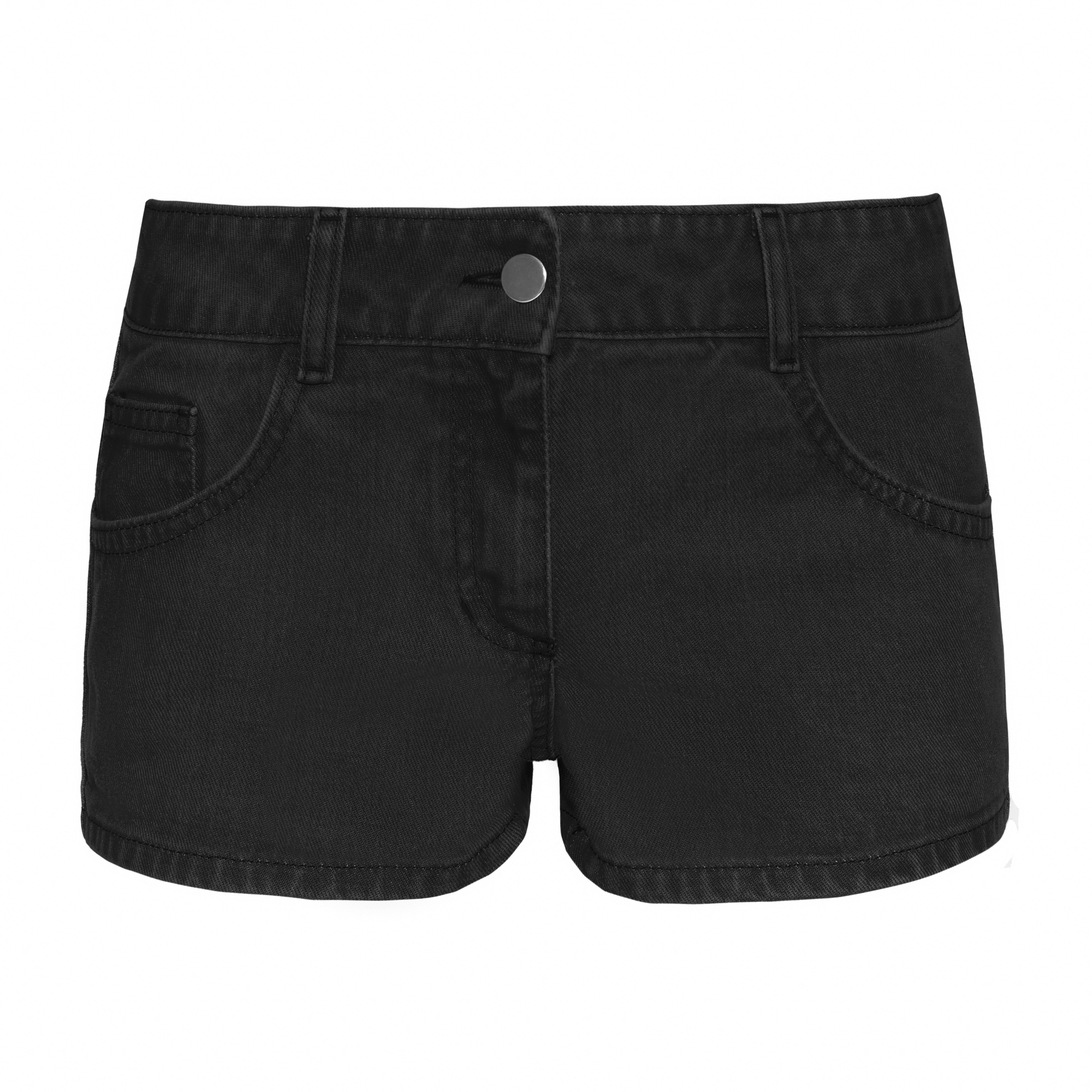Buy Ladies Denim Shorts- Cotton HOT Denim Girls Shorts - Ladies Black Shorts  (30) at Amazon.in