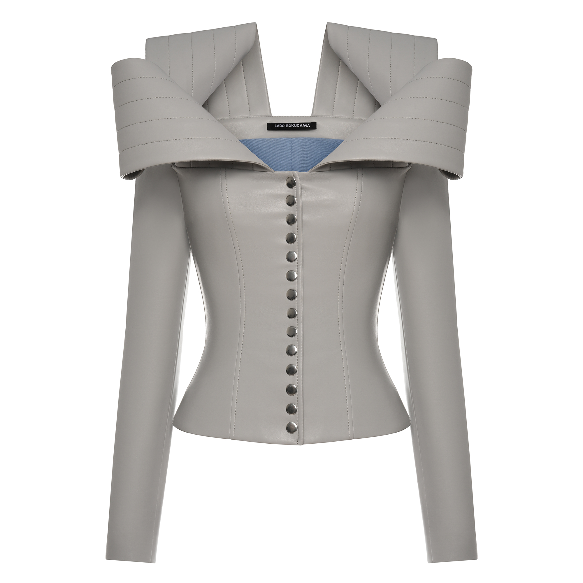 SPIRAL COLLAR JACKET
