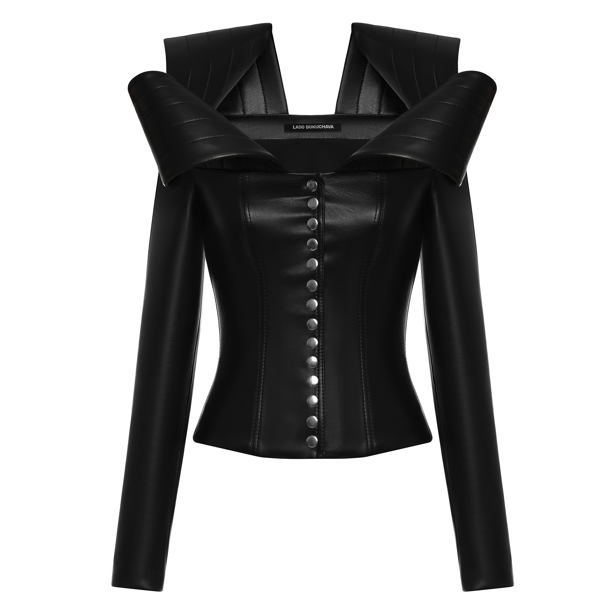 SPIRAL COLLAR JACKET